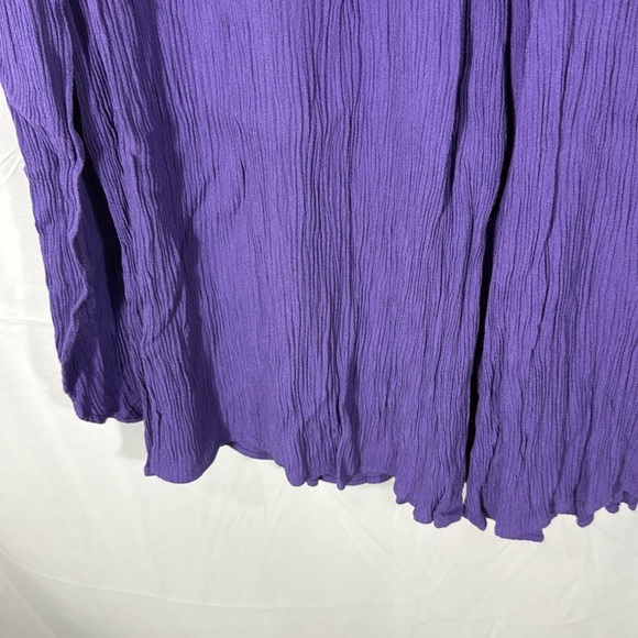 Mara Hoffman Swim Resort Cover-Up Skirt Pants Purple Large – Convertible Beach - Picture 5 of 9